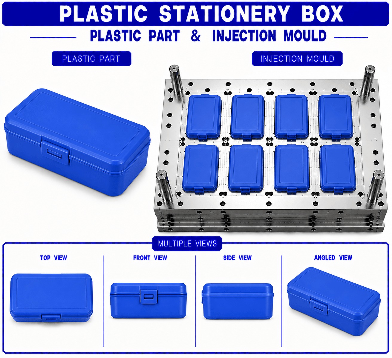 Plastic Stationery Box Mould and Moulding Service